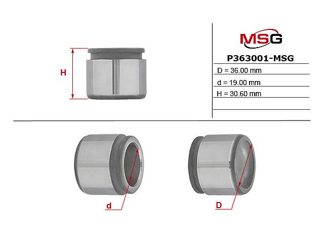 Поршень тормозного суппорта MERCEDES-BENZ C-CLASS (W202) 94-00,C-CLASS (W203) 00-07,C-CLASS T-Model MERCEDES-BENZ C-C...