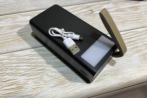 Повербанк PowerBank 50000mAh портативна зарядна батарея з ліхтариком Потужний Павербанк