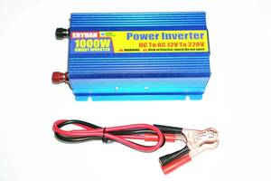 Перетворювач (інвертор) 12V-220V 1000W Blue