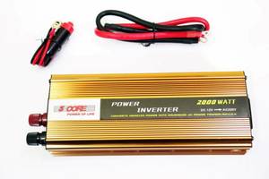 Перетворювач (інвертор) 12V-220V 5 Core 2000W gold