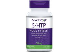 5-гидрокситриптофан 5-HTP Natrol 50 мг 30 капсул