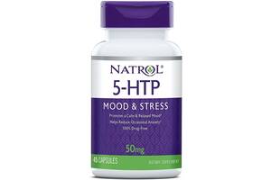 5-гидрокситриптофан 5-HTP Natrol 50 мг 45 капсул