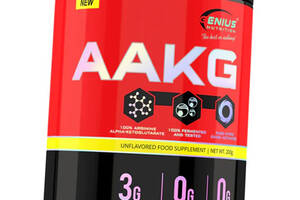 ААКГ Аргинин Альфа-Кетоглютарат AAKG Powder Genius Nutrition 200г Без вкуса (27562003)