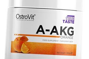 ААКГ порошок A-AKG powder Ostrovit 200г Апельсин (27250001)