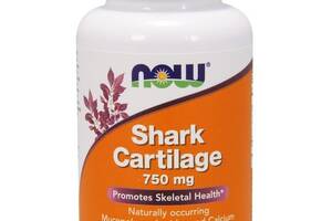 Акулий хрящ NOW Foods Shark Cartilage 750 mg 100 Caps