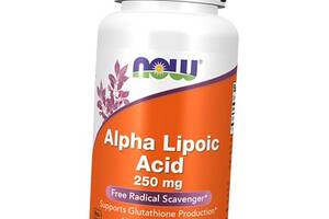 Альфа Липоевая кислота Alpha Lipoic Acid 250 Now Foods 120вегкапс (70128005)