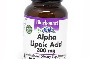 Альфа Липоевая кислота Alpha Lipoic Acid 300 Bluebonnet Nutrition 30вегкапс (70393009)