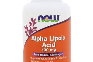 Альфа-липоевая кислота Alpha Lipoic Acid Now Foods 100 мг 120 вегетарианских капсул