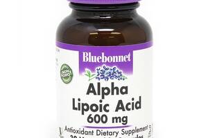 Альфа-липоевая кислота Bluebonnet Nutrition Alpha Lipoic Acid 600 mg 30 Veg Caps BLB0855