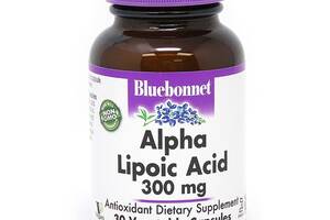 Альфа-липоевая кислота Bluebonnet Nutrition Alpha Lipoic Acid 300 mg 30 Veg Caps BLB0853