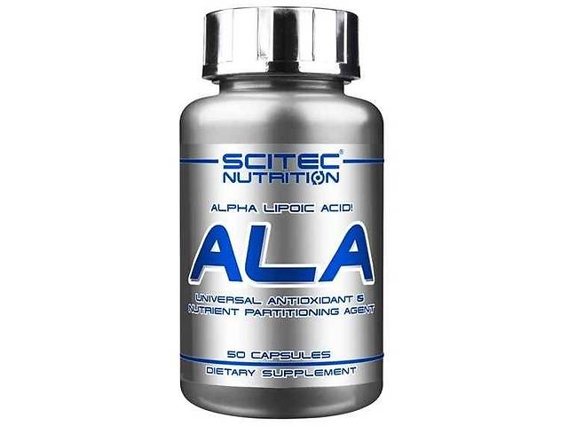 Альфа-липоевая кислота для спорта Scitec Nutrition ALA 50 Caps
