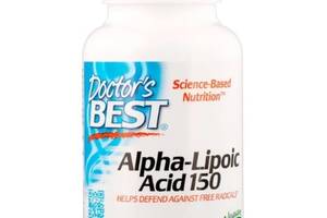Альфа-липоевая кислота Doctor's Best Alpha-Lipoic Acid 150 mg 120 Veg Caps DRB-00104