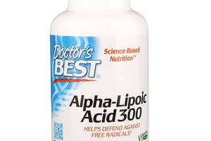 Альфа-липоевая кислота Doctor's Best Alpha-Lipoic Acid 300 мг 180 капсул (DRB00277)