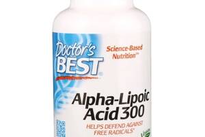 Альфа-липоевая кислота Doctor's Best Alpha-Lipoic Acid 300 mg 180 Veg Caps DRB-00277