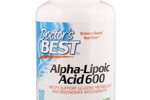 Альфа-липоевая кислота Doctor's Best Alpha-Lipoic Acid 600 mg 180 Veg Caps