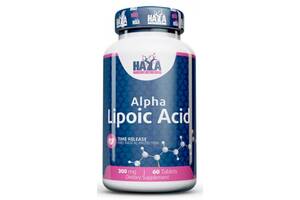 Альфа-липоевая кислота Haya Labs Alpha Lipoic Acid Time Release 300 mg 60 Tabs