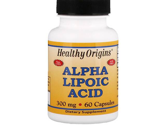 Альфа-липоевая кислота Healthy Origins Alpha Lipoic Acid 300 mg 60 Caps