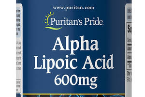 Альфа-липоевая кислота Puritan's Pride Alpha Lipoic Acid 600 mg 30 Caps
