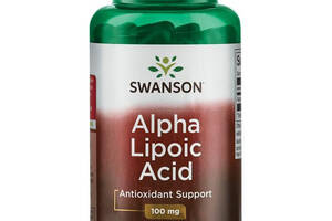 Альфа-липоевая кислота Swanson Alpha Lipoic Acid 100 mg 120 Caps