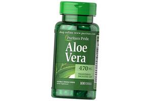 Алоэ Вера Aloe Vera 470 Puritan's Pride 100капс (71367070)