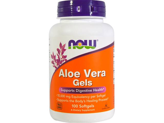 Алоэ Вера NOW Foods Aloe Vera gels 100 Softgels