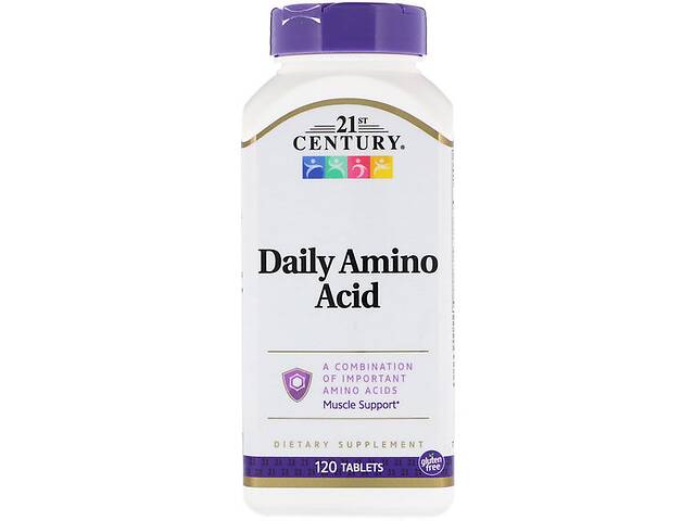 Аминокомплекс 21st Century Daily Amino Acid, Maximum Strength 120 Tabs
