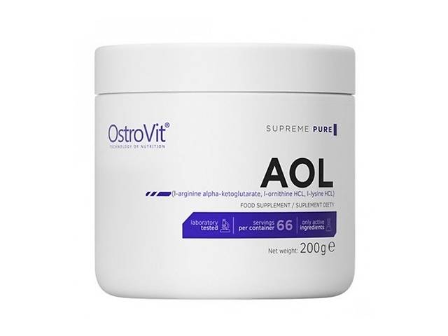 Аминокомплекс для спорта OstroVit AOL 200 g /66 servings/ Unflavored