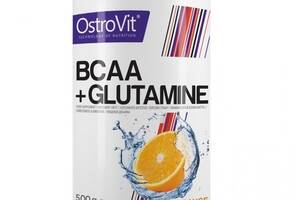 Аминокомплекс для спорта OstroVit BCAA + Glutamine 500 g /50 servings/ Orange