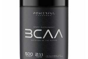 Аминокомплекс для спорта Powerful Progress BCAA 2:1:1 + Glutamine 500 g 50 servings Orange