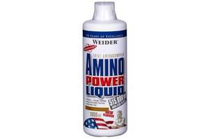 Аминокомплекс для спорта Weider Amino Power Liquid 1000 ml /66 servings/ Cranberry