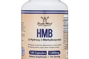 Аминокомплекс Double Wood Supplements HMB 1000 mg 120 Caps