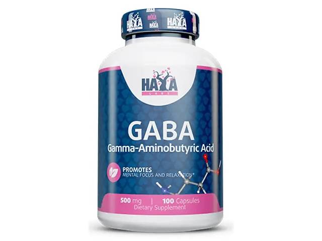Аминокомплекс Haya Labs GABA 500 mg 100 Caps