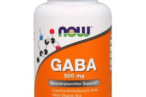 Аминокомплекс NOW Foods GABA 500 mg 100 Veg Caps