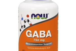 Аминокомплекс NOW Foods GABA 750 mg 100 Veg Caps