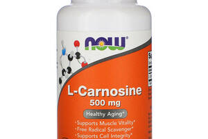 Аминокомплекс NOW Foods L-Carnosine 500 mg 50 Veg Caps NOW-00078
