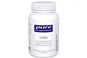 Аминокомплекс Pure Encapsulations GABA 700 mg 60 Caps PE-01025