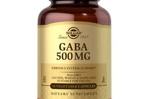 Аминокомплекс Solgar GABA 500 mg 50 Veg Caps