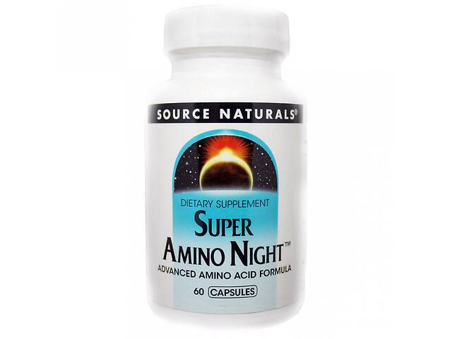 Аминокомплекс Source Naturals Super Amino Night 60 Caps