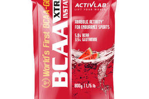 Аминокислота BCAA для спорта Activlab BCAA Xtra Instant +L-Glutamine 800 g 80 servings Watermelon