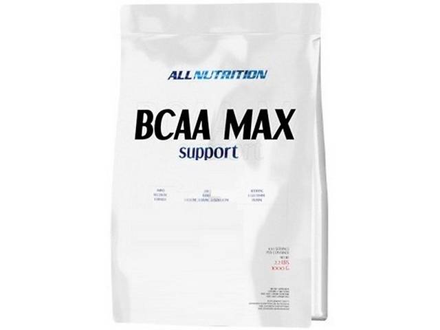 Аминокислота BCAA для спорта All Nutrition BCAA Max Support 1000 g /100 servings/ Tropical
