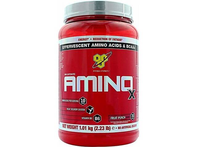 Аминокислота BCAA для спорта BSN Amino X 1010 g /70 servings/ Fruit Punch