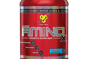 Аминокислота BCAA для спорта BSN Amino X 435 g /30 servings/ Blue Raspberry