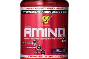 Аминокислота BCAA для спорта BSN Amino X 435 g /30 servings/ Grape