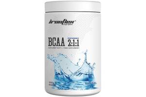 Аминокислота BCAA для спорта IronFlex BCAA Performance 2-1-1 500 g /100 servings/ Natural