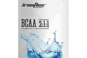 Аминокислота BCAA для спорта IronFlex BCAA Performance 2-1-1 500 g /100 servings/ Natural