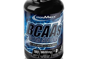 Аминокислота BCAA для спорта IronMaxx BCAAs Ultra Strong 2:1:1 180 Tabs