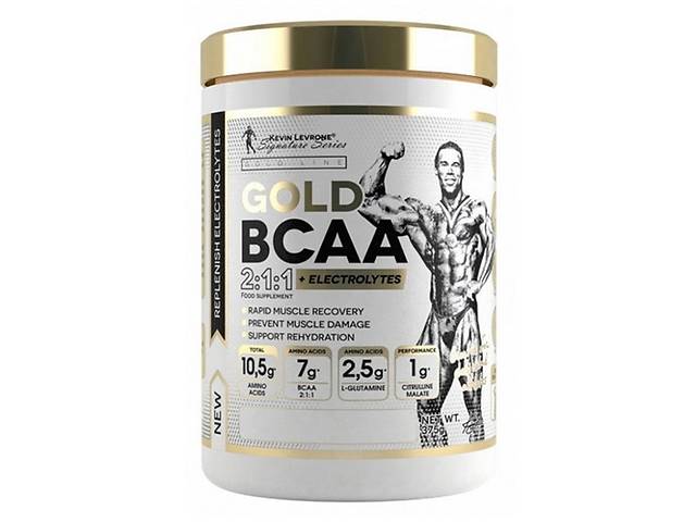 Аминокислота BCAA для спорта Kevin Levrone Gold BCAA And Electrolytes 375 g 30 servings Orange