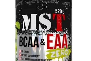 Аминокислота BCAA для спорта MST Nutrition BCAA & EAA Zero 520 g /40 servings/ Black Currant