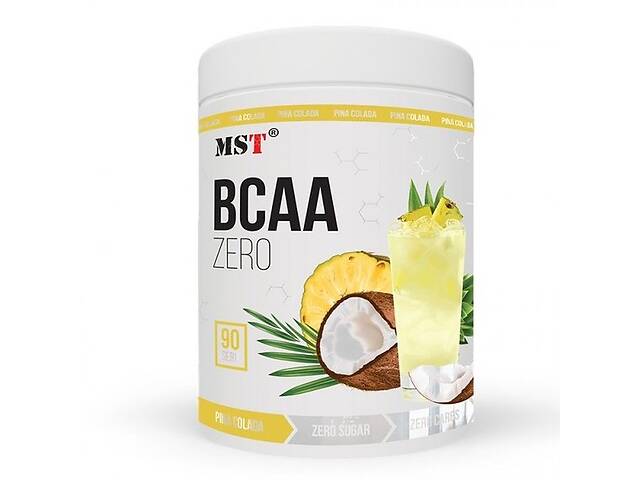 Аминокислота BCAA для спорта MST Nutrition BCAA Zero 540 g /90 servings/ Pina Colada