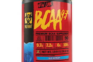 Аминокислота BCAA для спорта Mutant BCAA 9.7 1044 g /90 servings/ Blue Raspberry